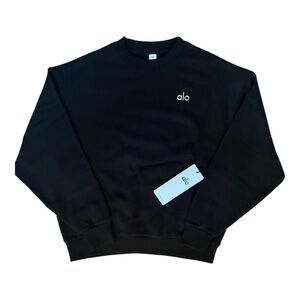 ALO Yoga Men's Dark Crewneck Sweater